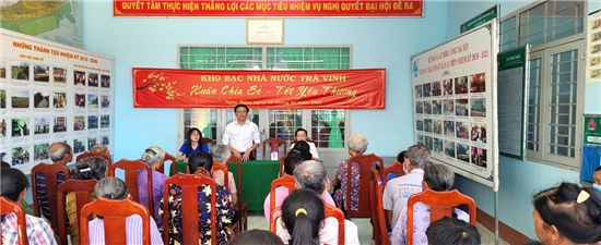 Đảng ủy Kho bạc Nhà nước Trà Vinh với công tác đỡ đầu xã