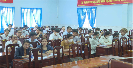 Đảng ủy khối Các cơ quan và Doanh nghiệp tỉnh Trà Vinh khai  giảng Lớp bồi dưỡng lý luận chính trị dành cho đảng viên mới, khóa I năm 2023